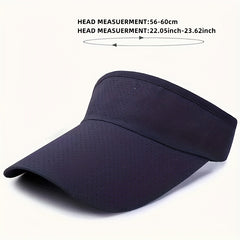 Men's Topless Sun Hat Quick Drying Outdoor Sports Cap