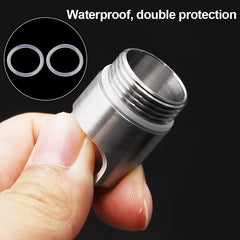 304 Stainless Steel Survival Waterproof Tank Portable Mini Outdoor Travel