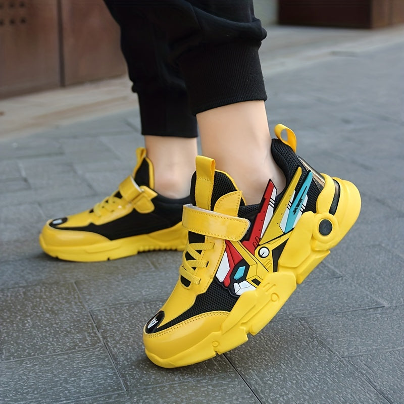 Boys Cartoon Sneakers Breathable Non Slip Shoes