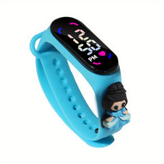 Cartoon Princess Silicone LED Electronic Watch Waterproof
