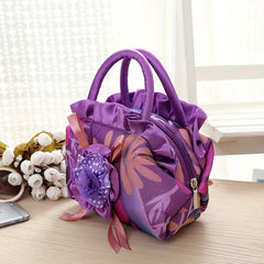 Mini Flower Lace Handbag Key Coin Purse Women's Phone Bag