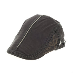 Outdoor Cotton Peaked Cap Embroidery Beret Hat