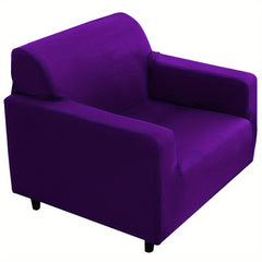 1pc Four Seasons Solid Elastic Sofa Slipcover Furniture Protector