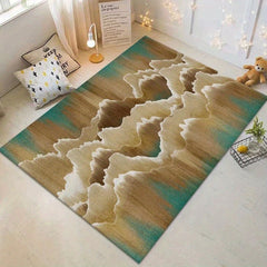 Large Area Rug for Living Room, Non-slip Crystal Velvet Material