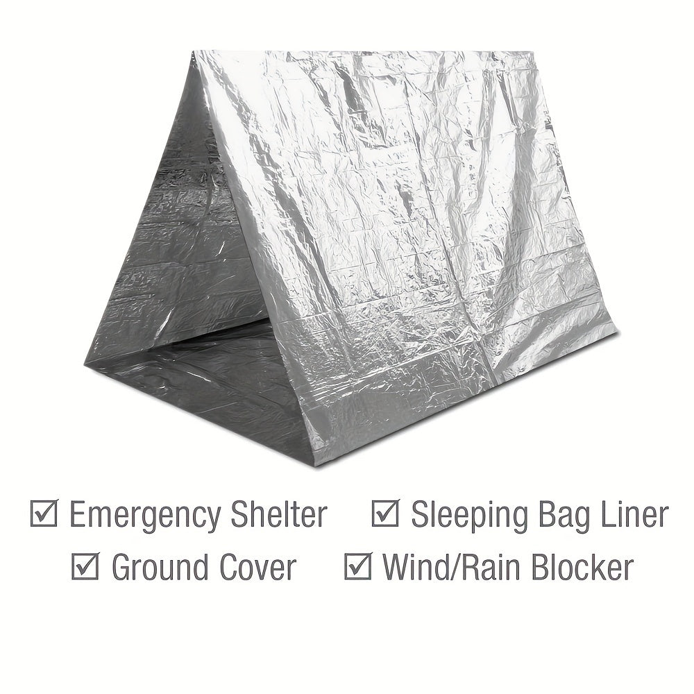 10pcs Emergency Thermal Blankets 132x208 Outdoor Survival Equipment