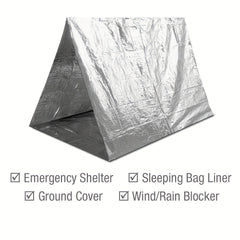 10pcs Emergency Thermal Blankets 132x208 Outdoor Survival Equipment