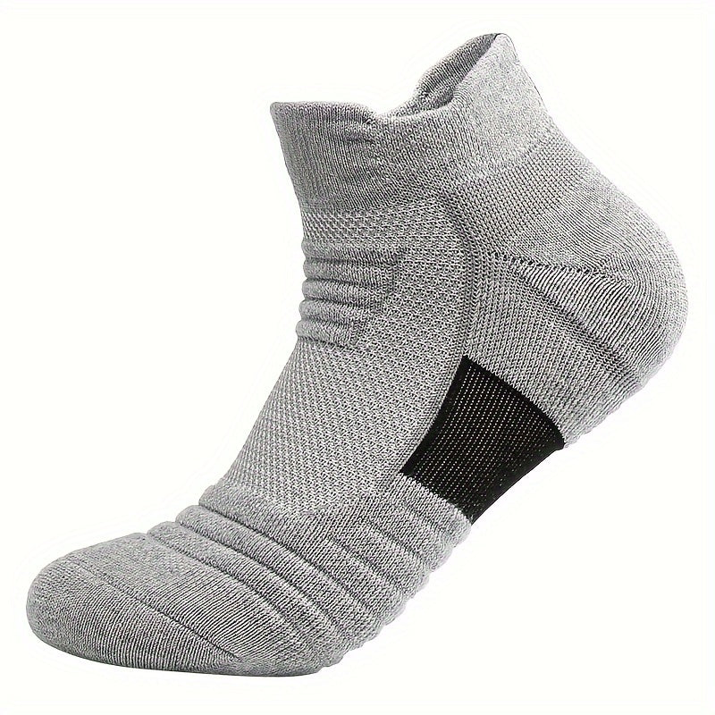 Men's Thick Cotton Basketball Socks - Anti-Slip & Breathable