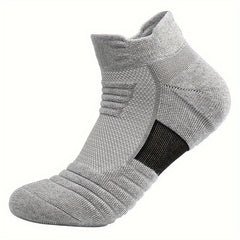 Men's Thick Cotton Basketball Socks - Anti-Slip & Breathable