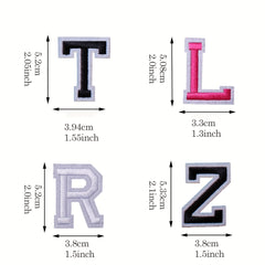 Alphabet Patches Ironed Adhesive for Shirts Jacket