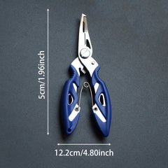 Stainless Steel Curved Mouth Lure Pliers Fishing Line Scissors