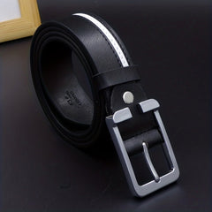 Men's Leather Buckle Belt for Casual Clothing
