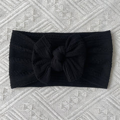 Soft Jacquard Baby Bow Hair Band Headwear Hair Accessories