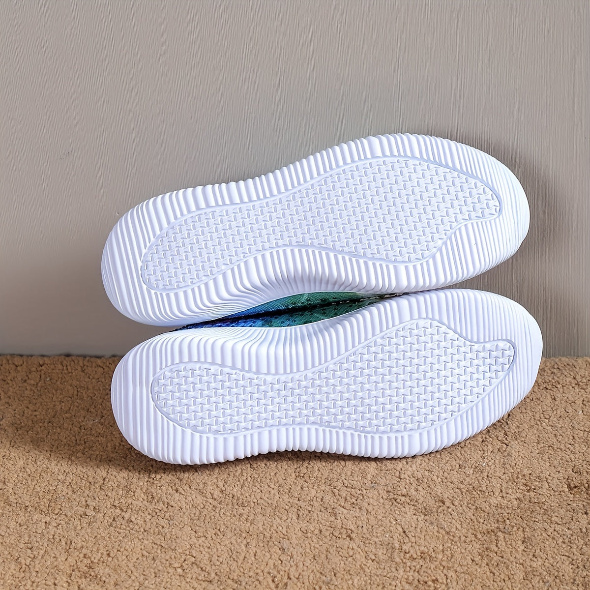 Rhinestone Decor Flat Slip On Casual Skate Shoes Women's Footwear