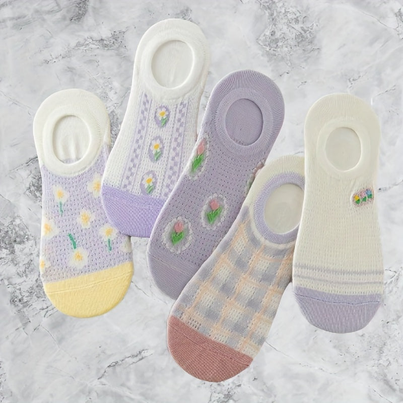 10pairs Baby Girls Kids Anti skid Thin Low Cut Socks for Summer