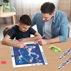 DIY 5D Starry Sky Cat Diamond Painting Kit - Frameless - Embroidery Cross Stitch