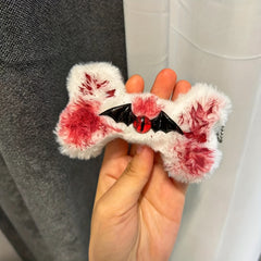 Demon Small Wing Bone Key Chain Plush Pendant Gift