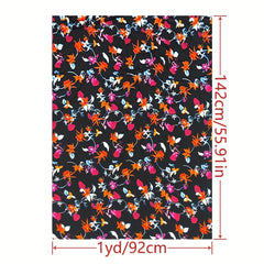 Artificial Cotton Fabric Diy Cloth 3yards Cut Size