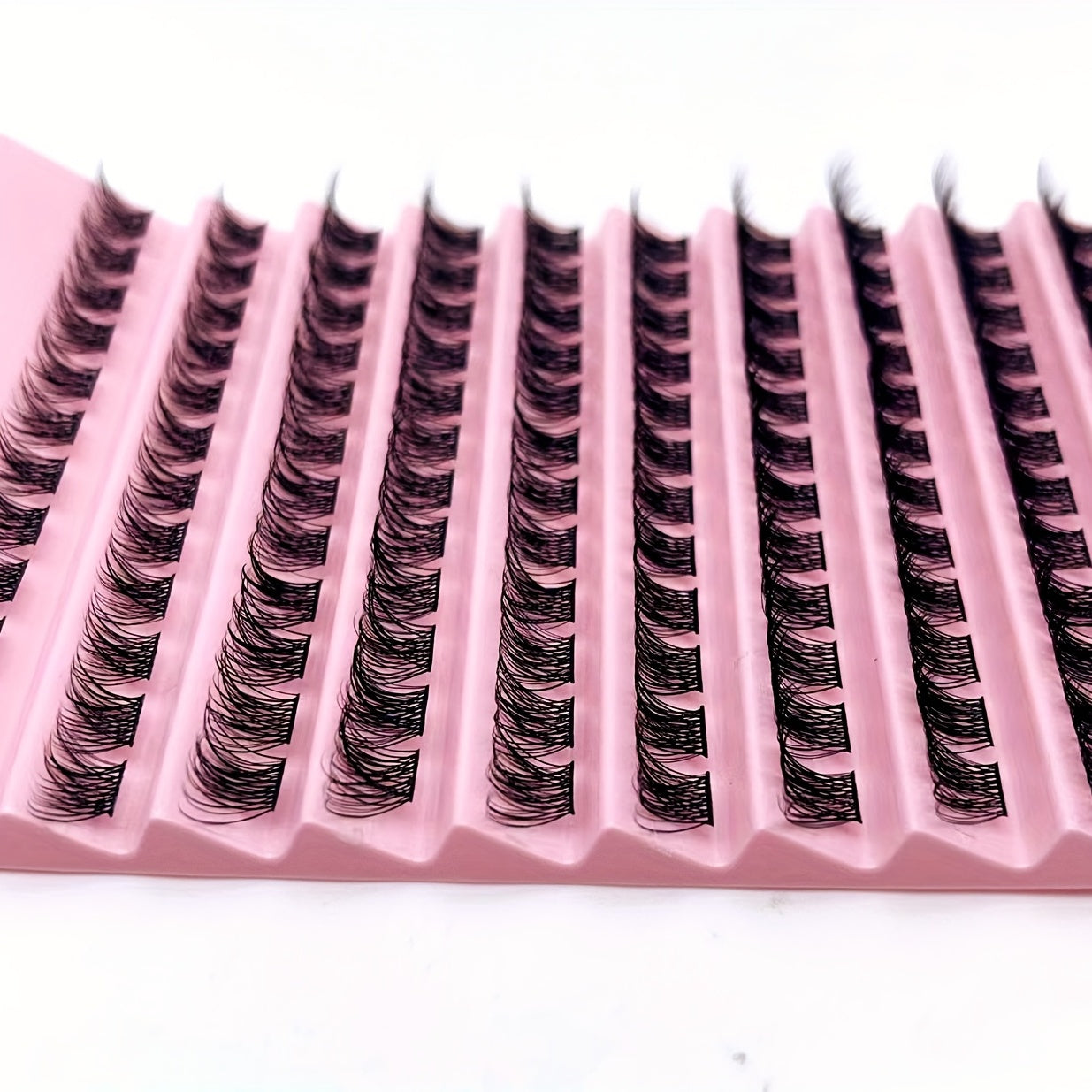 10 Rows D Curling Self Grafting Lashes Cluster