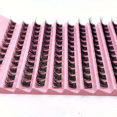 10 Rows D Curling Self Grafting Lashes Cluster