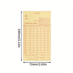 50pcs Narrative Chapter Light Retro DIY Pocket Note Paper