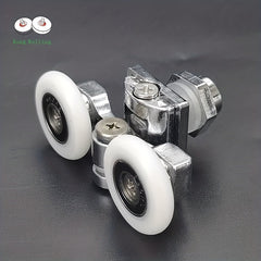 4pcs Shower Door Runner 23mm 25mm Bathroom Pulley Zinc Alloy Roller