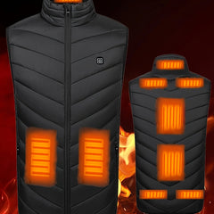 Men's Smart Heating Vest Warm Outdoor Clothing Winter