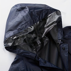 Adult Reflective Poncho Raincoat Full Body Rainproof Outdoor Windbreaker