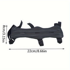 Adjustable Archery Arm Guards 3 Strap Forearm Protector Bow Armguard