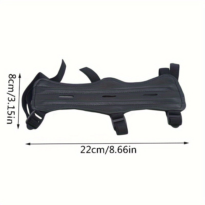Archery Armguard Adjustable Forearm Wrist Protector For Traditional Bow