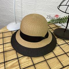 Straw Fisherman Hat Outdoor Sun Protection Beach Vacation Hat