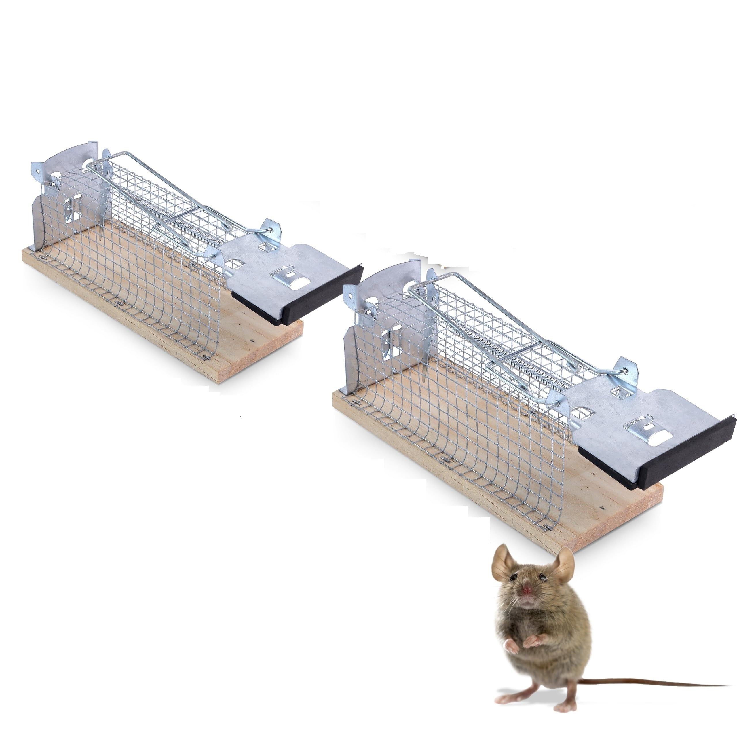 2 Packs Live Mouse Trap For Mice Indoor Outdoor Live Mouse Trap