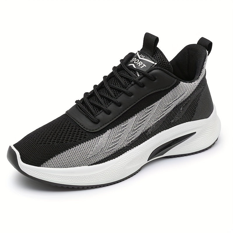 Men's Knit Athletic Shoes for Running Gym Sneakers