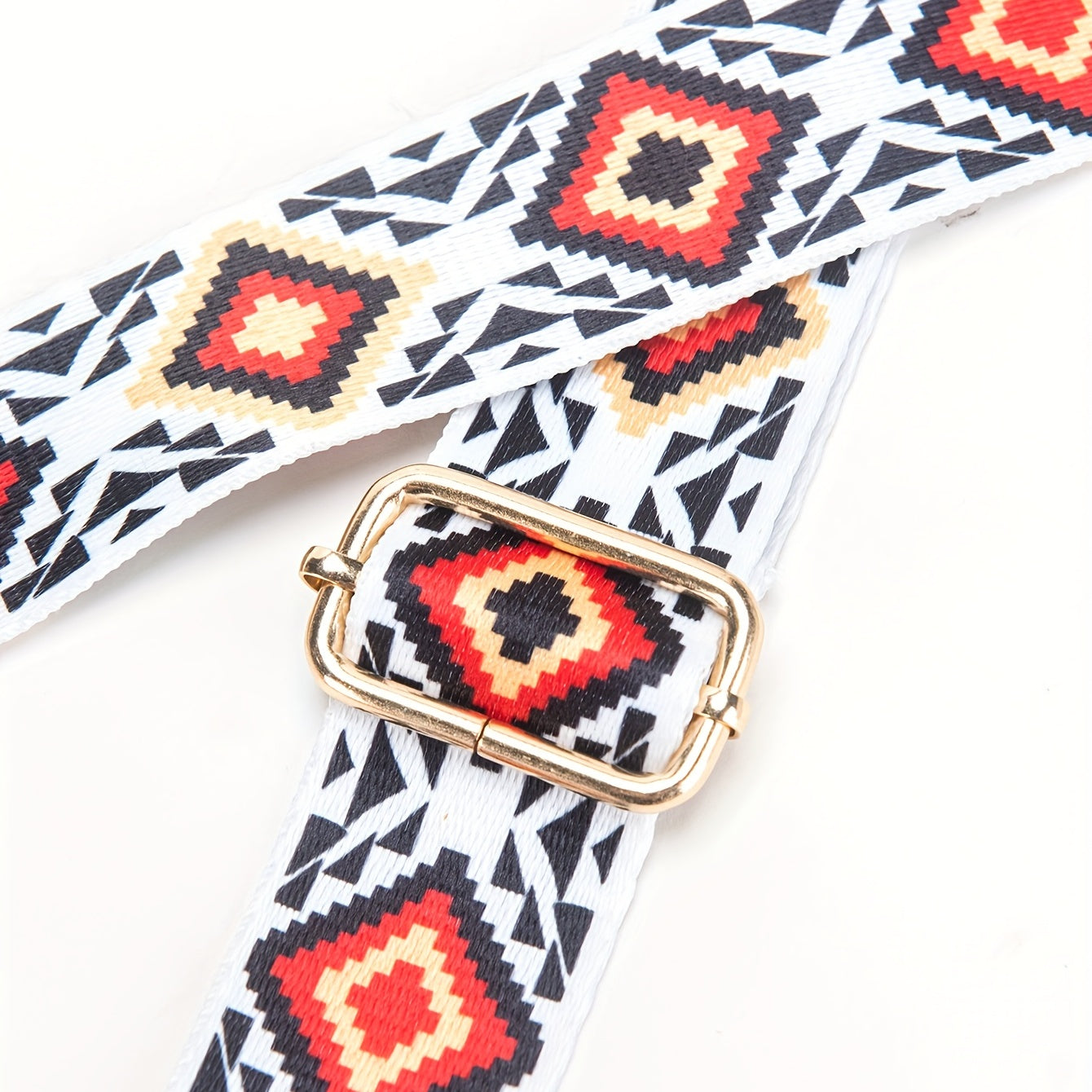 Bohemian Colorful Striped Shoulder Strap Ethnic Style Wide Purse Strap