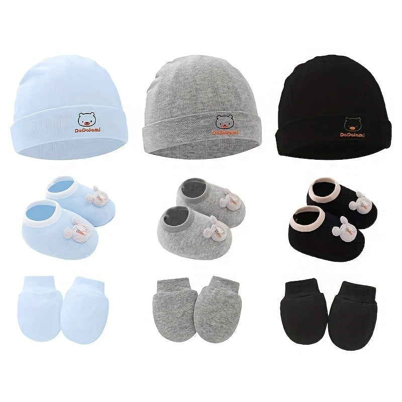Newborn Beanies Cap 0-6 Months Boys Girls
