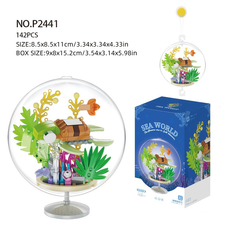 Marine Life Series DIY Building Blocks Educational Toy