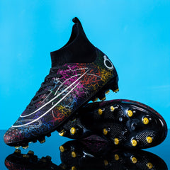 Boy's High Top Non Slip AG Football Cleat Outdoor Soccer Shoes