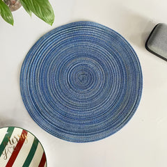 Round Woven Placemat Kitchen Table Mat Dining Table Decor