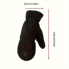 1pair Leak-proof Finger Gloves for Outdoor Activities