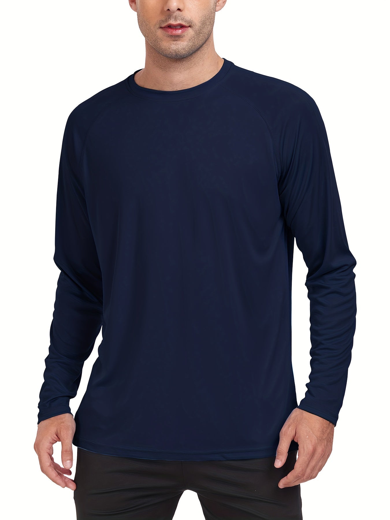 Men's UPF50 Sun Protection T-shirt Quick Dry Long Sleeves