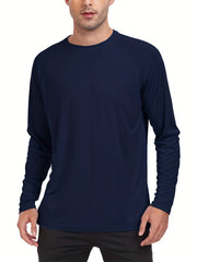 Men's UPF50 Sun Protection T-shirt Quick Dry Long Sleeves