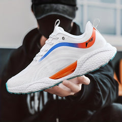 Stylish Men's Shock Absorbing Sneakers for Comfortable Walking & Running