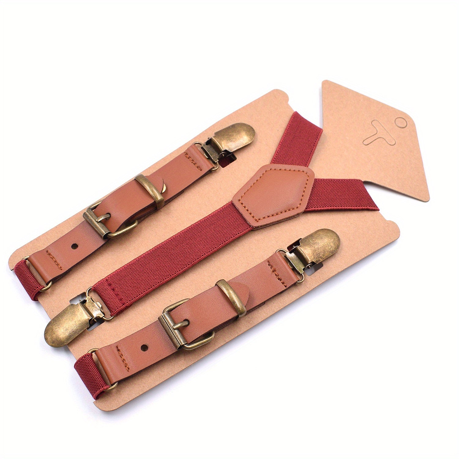 Boys Teen Casual Adjustable Y Shape Metal Clip Suspenders