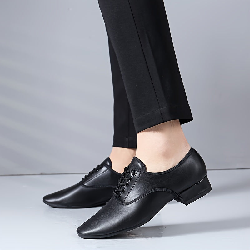 Men's Breathable Lace-Up Dance Shoes for Outdoor Activities