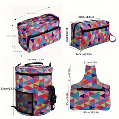 Waterproof Yarn Storage Bag Portable Knitting Tote