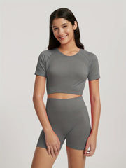 Women's Yoga Workout Top & Leggings Set