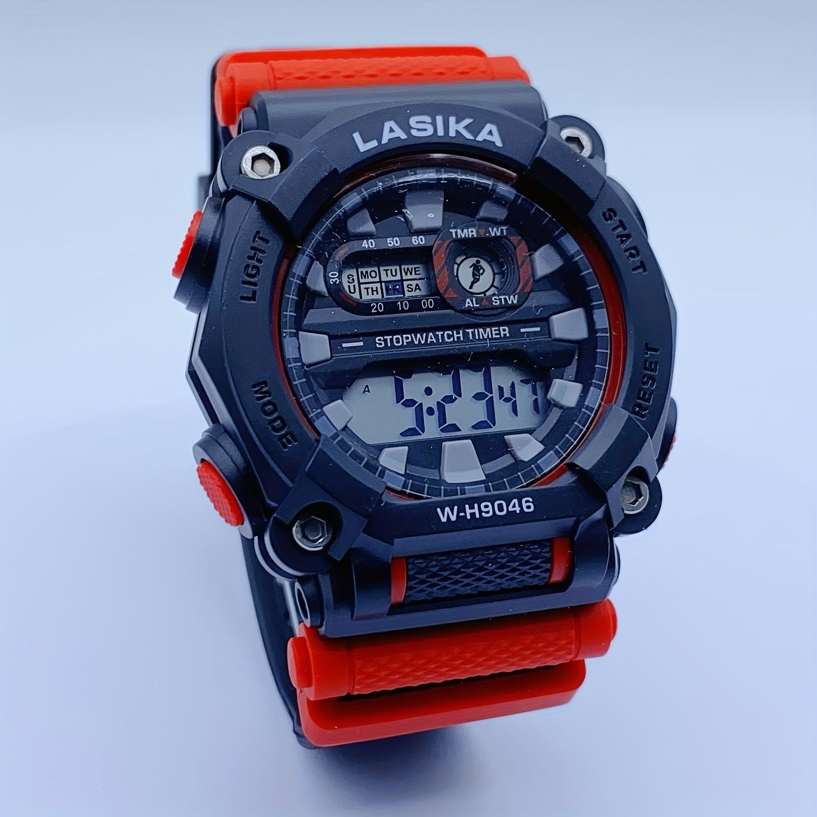 Kids Waterproof Timer Wristwatch Alarm Luminous Running Sports Watch