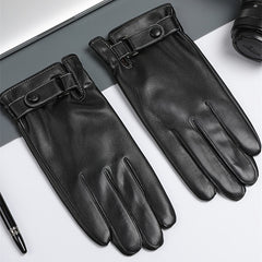Men's Winter Motorcycle Gloves Touch Screen Outdoor Warm Decorative Gloves