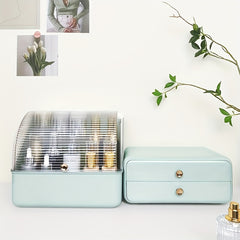 Makeup Drawer Storage Box With Lid Plastic Skincare Storage Box