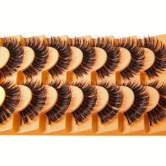 56 Pcs 5D Fluffy Faux Mink Lash Clusters 18mm Extensions