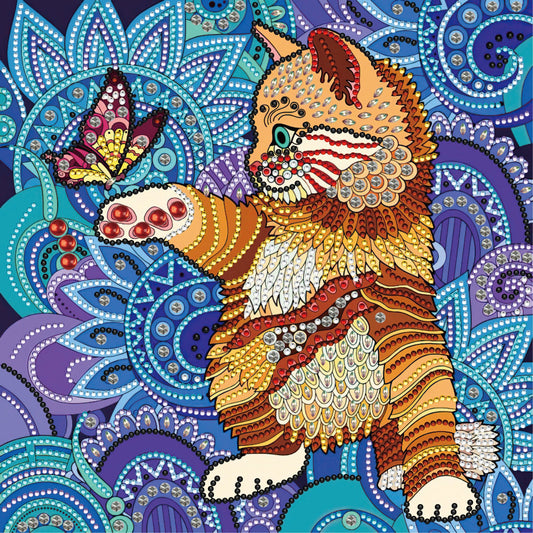 Cat Pattern Diamond Painting Kit DIY 5D Art Home Decor